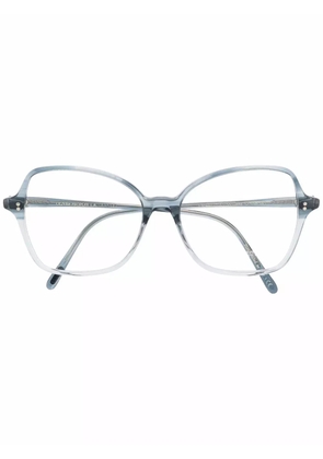 Oliver Peoples oversize-frame glasses - Blue