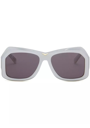 Marni Eyewear Tiznit oversize-frame sunglasses - Neutrals