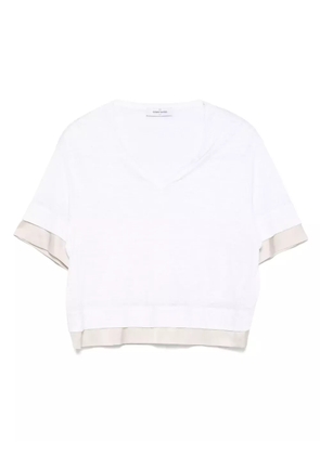 Gran Sasso layered T-shirt - White