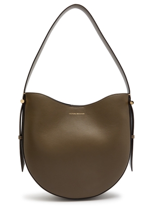 Victoria Beckham Dia Medium Leather Shoulder bag - Khaki - One Size
