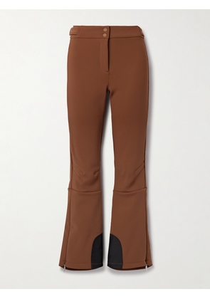Cordova - Saint Moritz Stretch Tech-jersey Flared Ski Pants - Brown - xx small,x small,small,medium,large