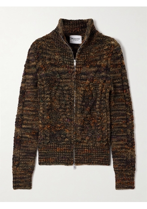 Marant Étoile - Reanna Cable-knit Cardigan - Brown - FR 34,FR 36,FR 38,FR 40,FR 42,FR 44