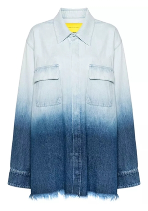 Marques'Almeida ombré-effect denim jacket - Blue