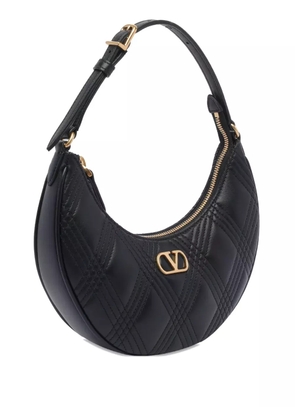 Valentino Garavani quilted leather shoulder bag - Black