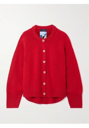 Arch4 - Belgravia Cashmere Cardigan - Red - xx small,x small,small,medium,large,x large