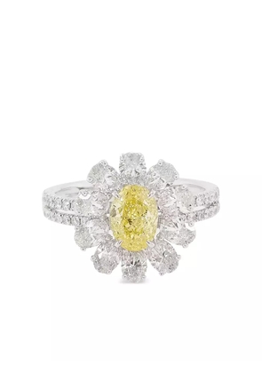 HYT Jewelry platinum diamond ring - Silver