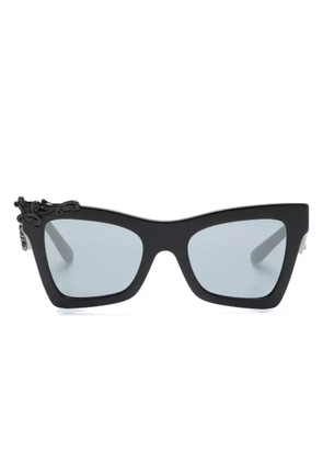 Dolce & Gabbana Eyewear oversize butterfly sunglasses - Black