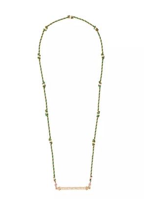 Marie Lichtenberg 18kt yellow gold Candy Cane diamond necklace