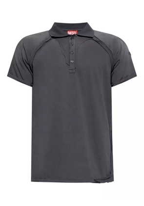 Diesel distressed embroidered T-shirt - Grey