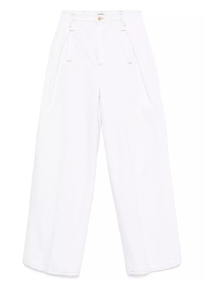 SANDRO wide-leg jeans - White