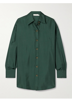 Zimmermann - Pavilion Silk-twill Shirt - Green - 00,1,2,3,4