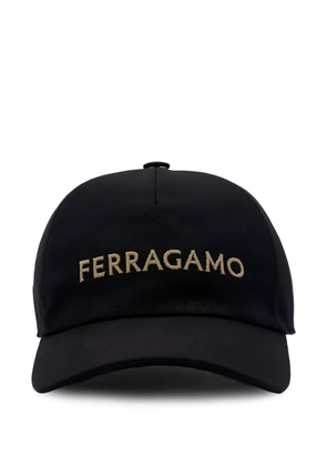 Ferragamo logo-embroidered baseball cap - Black