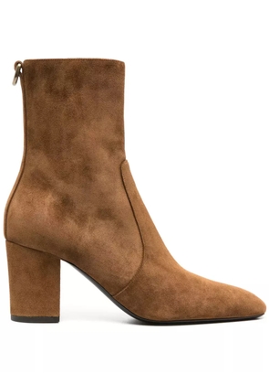 Saint Laurent Betty 70mm suede boots - Brown