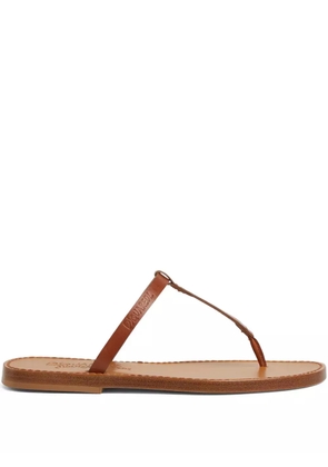 DSQUARED2 leather sandals - Brown