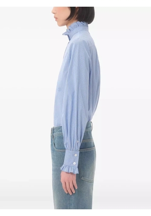 Valentino Garavani striped poplin shirt - Blue