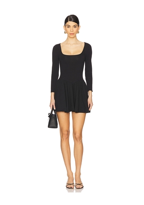 Free People x free-est Onda Sleeved Mini Dress In Black in Black. Size S. Also in XS.
