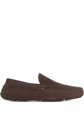 Jimmy Choo leather loafers - Brown