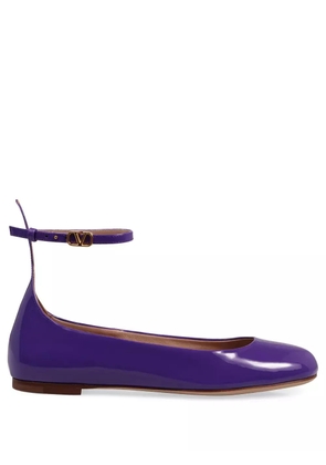 Valentino Garavani Tan-Go ballerina shoes - Purple