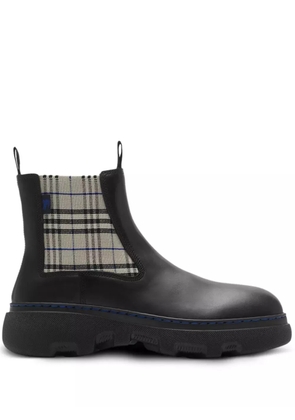 Burberry leather Chelsea boots - Black