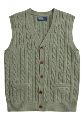 Polo Ralph Lauren V-neck cable-knit vest - Green