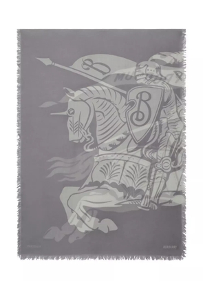 Burberry EKD wool scarf - Grey