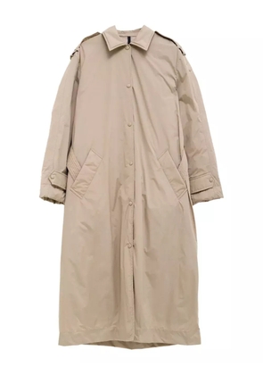 Moncler belted trench coat - Neutrals
