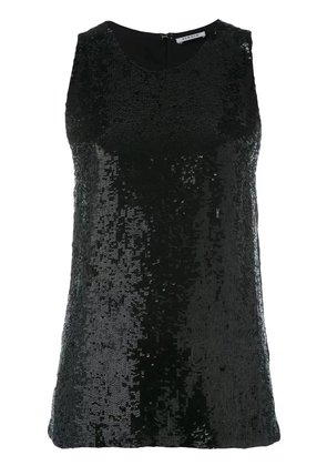 P.A.R.O.S.H. sequin embellished tank top - Black