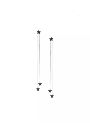 ALINKA 18kt gold and diamond STASIA chain drop earrings - Metallic