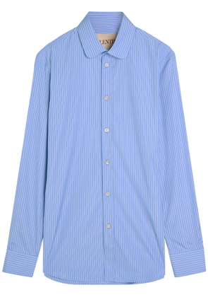 Valentino Garavani Striped Cotton-poplin Shirt - Blue - 38 (C15 / S)
