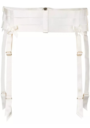 Bordelle strap suspender belt - Neutrals