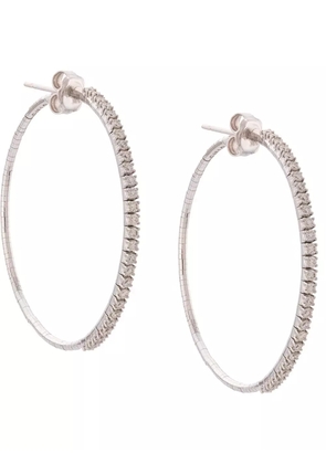 Mattia Cielo embellished hoop earrings - Gold