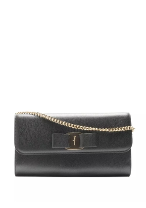 Ferragamo Pre-Owned 2000s-2020s Vara chain shoulder bag - Black