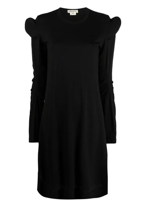 Comme Des Garçons Pre-Owned 2000 textured shoulder dress - Black