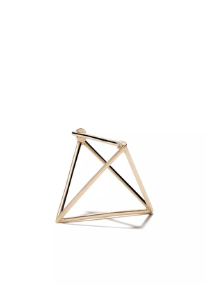 Shihara 18kt yellow gold Triangle Pierce 20 earring
