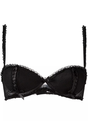 Folies By Renaud Carla Noir lace trimmed bra - Black