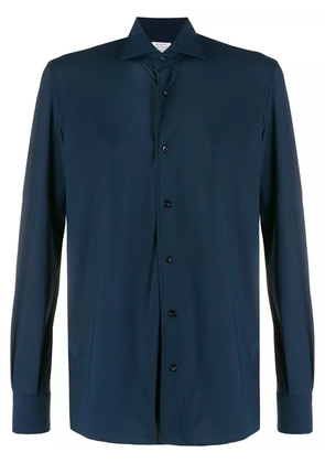 Mazzarelli French collar tailored shirt - Blue