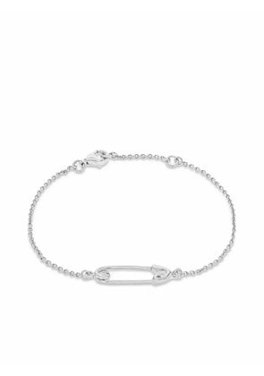 True Rocks safety pin charm bracelet - Silver