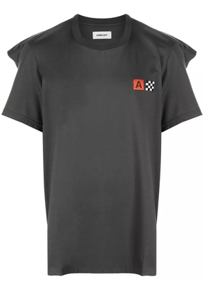 AMBUSH folded-edge crew-neck T-shirt - Grey