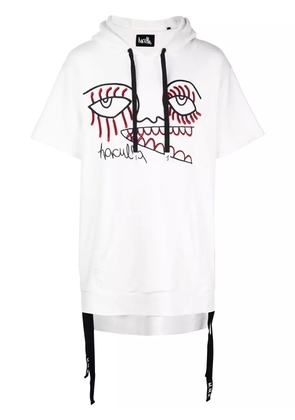 Haculla Creeping Monster hoodie - White