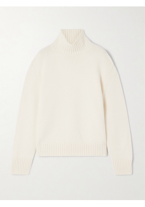 Loro Piana - Parksville Cashmere Turtleneck Sweater - Cream - x small,small,medium,large,x large