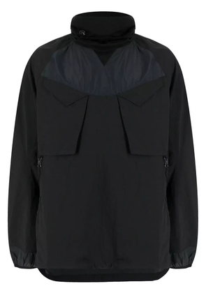 Maharishi pullover funnel-neck jacket - Black