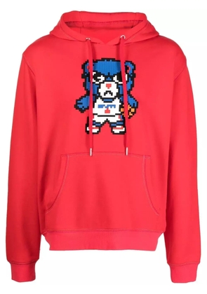 Mostly Heard Rarely Seen 8-Bit Philadelphia graphic-print hoodie - Red