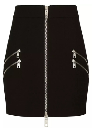 Dolce & Gabbana zip detail mini skirt - Black