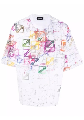 We11done graphic logo-print cotton T-shirt - White