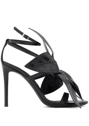 Giuseppe Zanotti 105mm Lilium floral-embellished sandals - Black