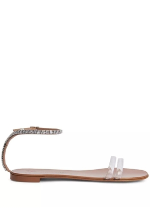Giuseppe Zanotti Agathe Plexi sandals - Silver