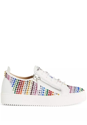 Giuseppe Zanotti Gail Strass sneakers - White