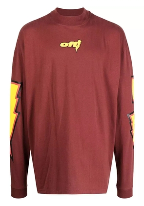 Off-White THUNDER STABLE OVER MOCKNECK - Red