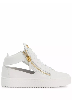 Giuseppe Zanotti Kriss cut-out sneakers - White