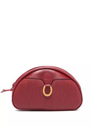 Christian Dior Pre-Owned 1980s Trotter pattern pouch - Red